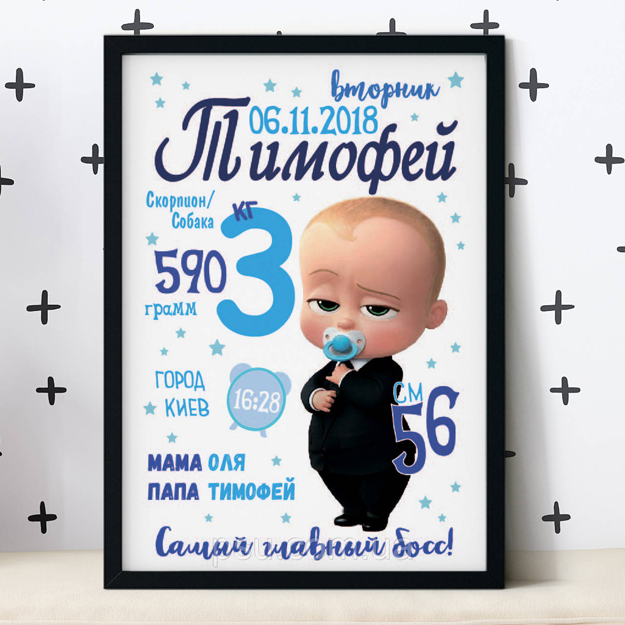 Метрика бебі Бос