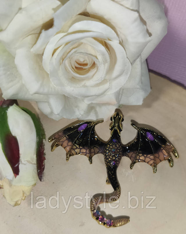 Брошь -дракон