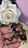 Брошка-кулон, "Золотистий дракон" від студії LadyStyle.Biz, фото 5