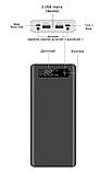 Корпус Повербанк 8*18650 M8 вихід 2xUSB 5V 2A вхід 5V 2A type C або micro USB LED ліхтарик powerbank, фото 3