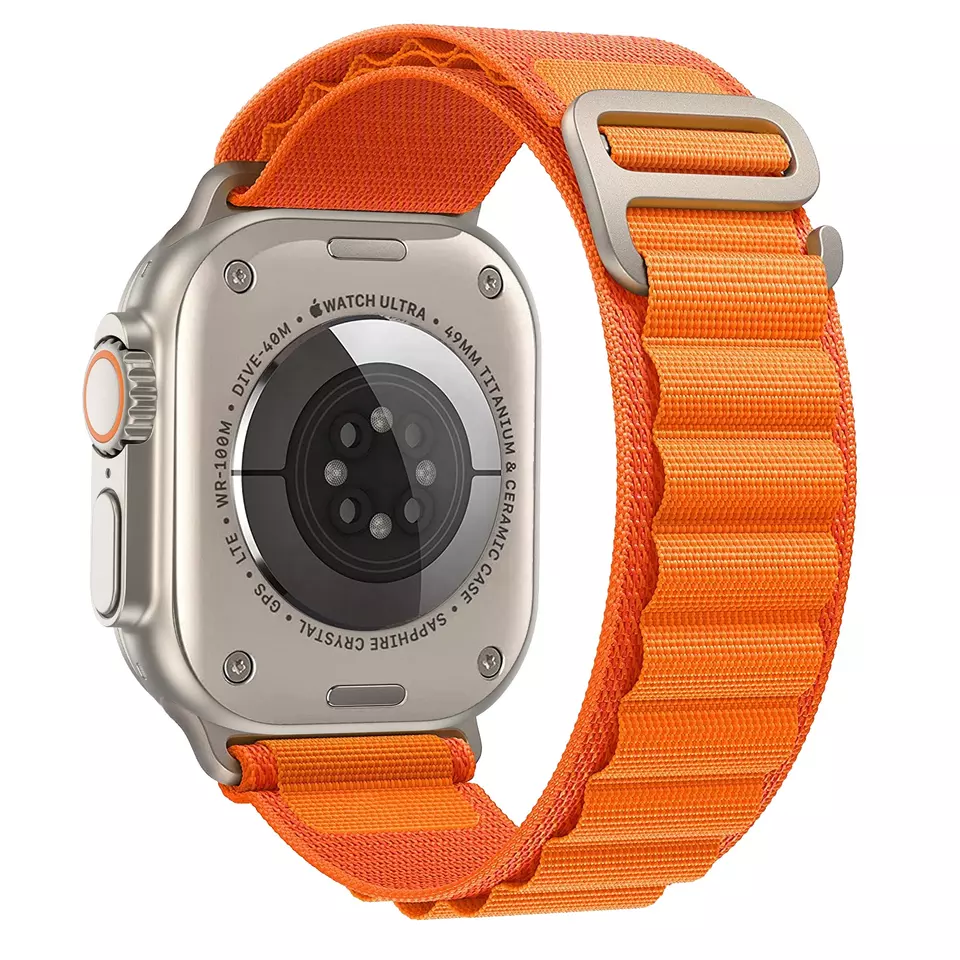 Alpine Loop ремінець для Apple Watch 41 / 40 / 38 mm orange, фото 1