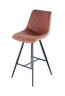 Барный стул со спинкой Kayoom коричневый 57,5x47,5x107 см. 168596