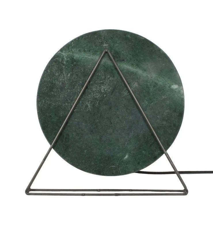 Настільна лампа Kayoom мармуровий диск зелена 42x28x42 см. 168584