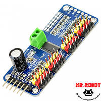 Серво контроллер / драйвер 16-канальный 12-разрядный интерфейс PWM/Servo Driver-I2C Модуль PCA9685 Arduino