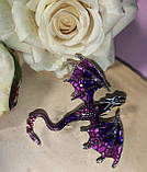 Брошка-кулон,  "Фиолетовый дракон" от студии LadyStyle.Biz, фото 9