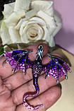 Брошка-кулон,  "Фиолетовый дракон" от студии LadyStyle.Biz, фото 10