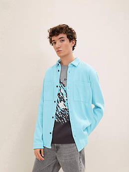 Куртка-сорочка Tom Tailor 1033730 M Блакитний