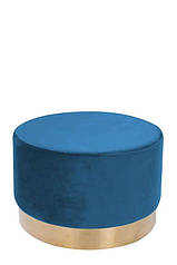 Пуфик із металевою ніжкою Kayoom синій 55x55x43 см. 168456