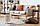 Пуфик із пухнастим хутром Kayoom світло-сірий 37x37x45 см. 168448, фото 2