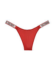 Гладенькі трусики стрінги зі стразами Victoria s Secret Very Sexy Logo Shine Strap, оригінал