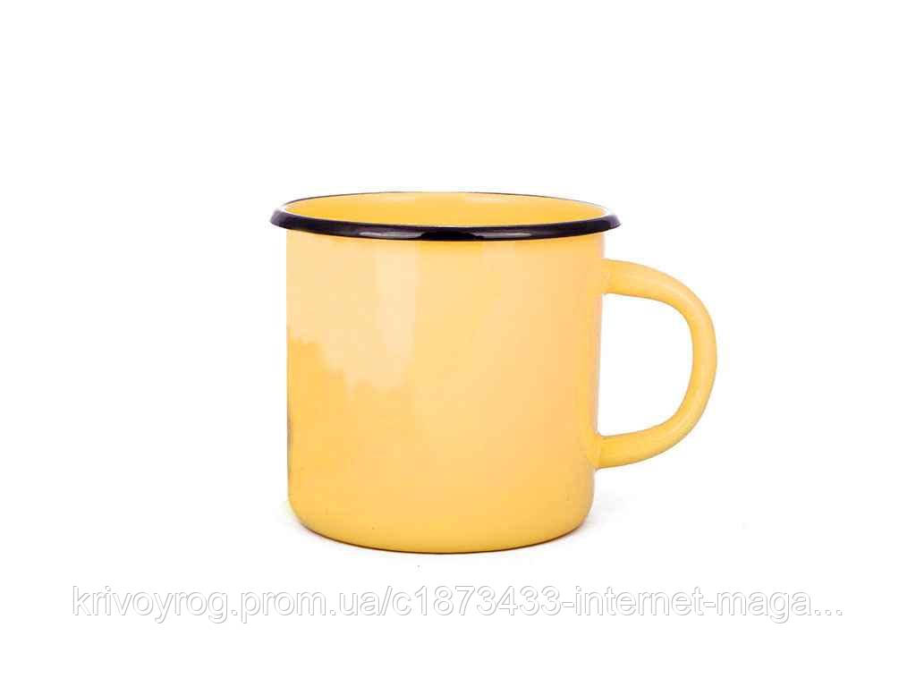 Кухоль єм. 250 мл/4 без крихти Гірчичної підлоги ручк. (І01021/4) ТМ IDILIA, фото 1