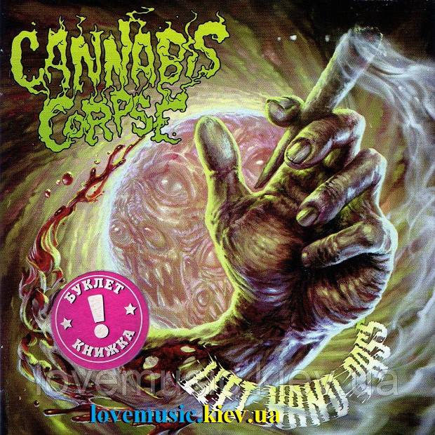 Музичний сд диск CANNABIS CORPSE Left hand pass (2017) (audio cd)