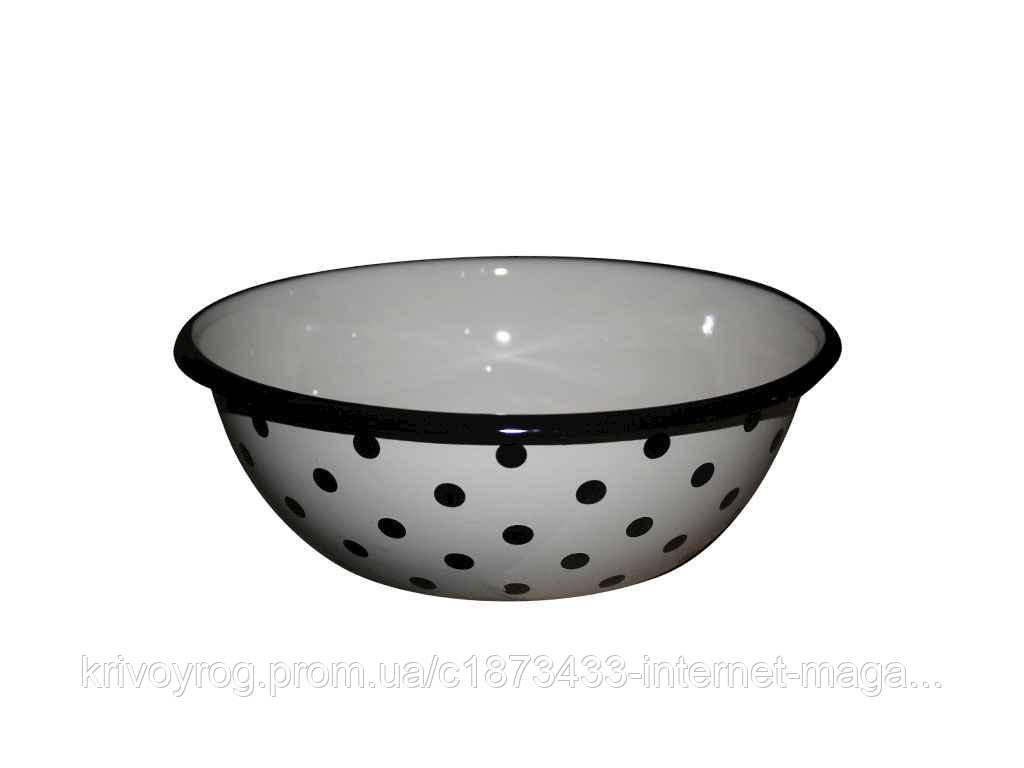 Миска ем. 1,5л /4 Чорні перли (молочна) (I0308/4) ТМ IDILIA, фото 1