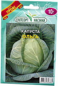 Насіння капусти білокачанної Ольга 10 г пізня