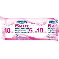 Бинт марлевий медичний Білосніжка тип 17 Нестерильний 5 м х 10 см