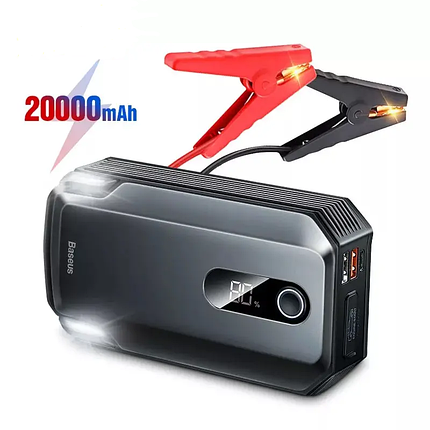 Пусковий пристрій Baseus Super Energy Max Car Jump Starter 20000mAh Бустер, фото 1
