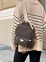 Женский стильный рюкзак Louis Vuitton (коричневый) AS158 красивый городской вместительный Топ