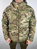 Зимняя тактическая куртка Рипстоп (мультикам) Арт1086 плотная ветрозащитная водоотталкивающая Топ