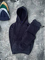 Мужской костюм штаны и худи базовый (черный) TW ph2 молодежный спортивный комплект из полара Топ