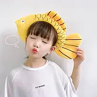 Праздничный обруч для девочки желтый рыбка