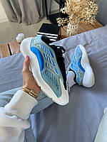 Мужские кроссовки Adidas Yeezy boost 700 v3 arzareth 2 (синие с чёрным/белым) спортивные осенние кроссы GА-159