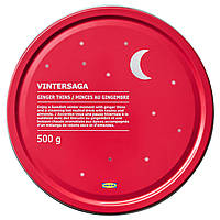 Пряники VINTERSAGA Gingerbread Hearts Tin 500g