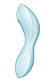 Вакуумний смарт-стимулятор із вібрацією Satisfyer Curvy Trinity 5 (Blue), 16,5х3,8 см., фото 5