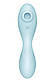 Вакуумний смарт-стимулятор із вібрацією Satisfyer Curvy Trinity 5 (Blue), 16,5х3,8 см., фото 3