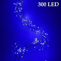 Світлодіодна гірлянда Кінський хвіст крапля роси X-MAS Horsetail 300 Led Blue