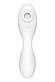 Вакуумний смарт-стимулятор із вібрацією Satisfyer Curvy Trinity 5 (White), 16,5х3,8 см., фото 2