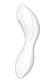 Вакуумний смарт-стимулятор із вібрацією Satisfyer Curvy Trinity 5 (White), 16,5х3,8 см., фото 3