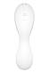 Вакуумний смарт-стимулятор із вібрацією Satisfyer Curvy Trinity 5 (White), 16,5х3,8 см., фото 4