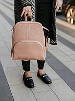 Городской рюкзак для девушки (бежевый) Lem50049 стильный красивый подарочный производство Турция cross