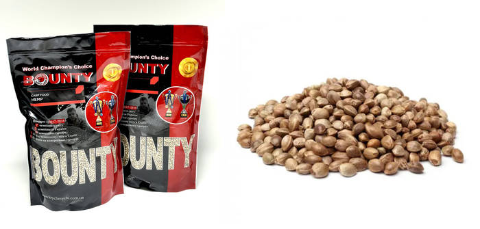 Конопля 0,8 кг Bounty (зерна технические) для рыбы (ID#1682117423 ...