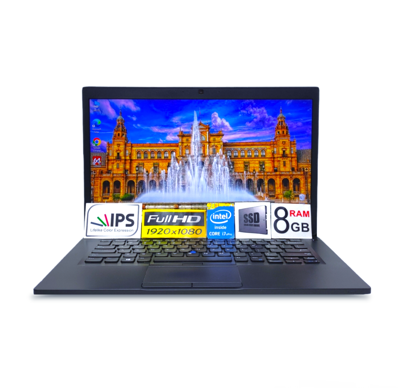 Ноутбук Dell Latitude 7480 14.1 IPS FHD Core  i7-7600U 8GB SSD 256GB Intel HD Graphics 620