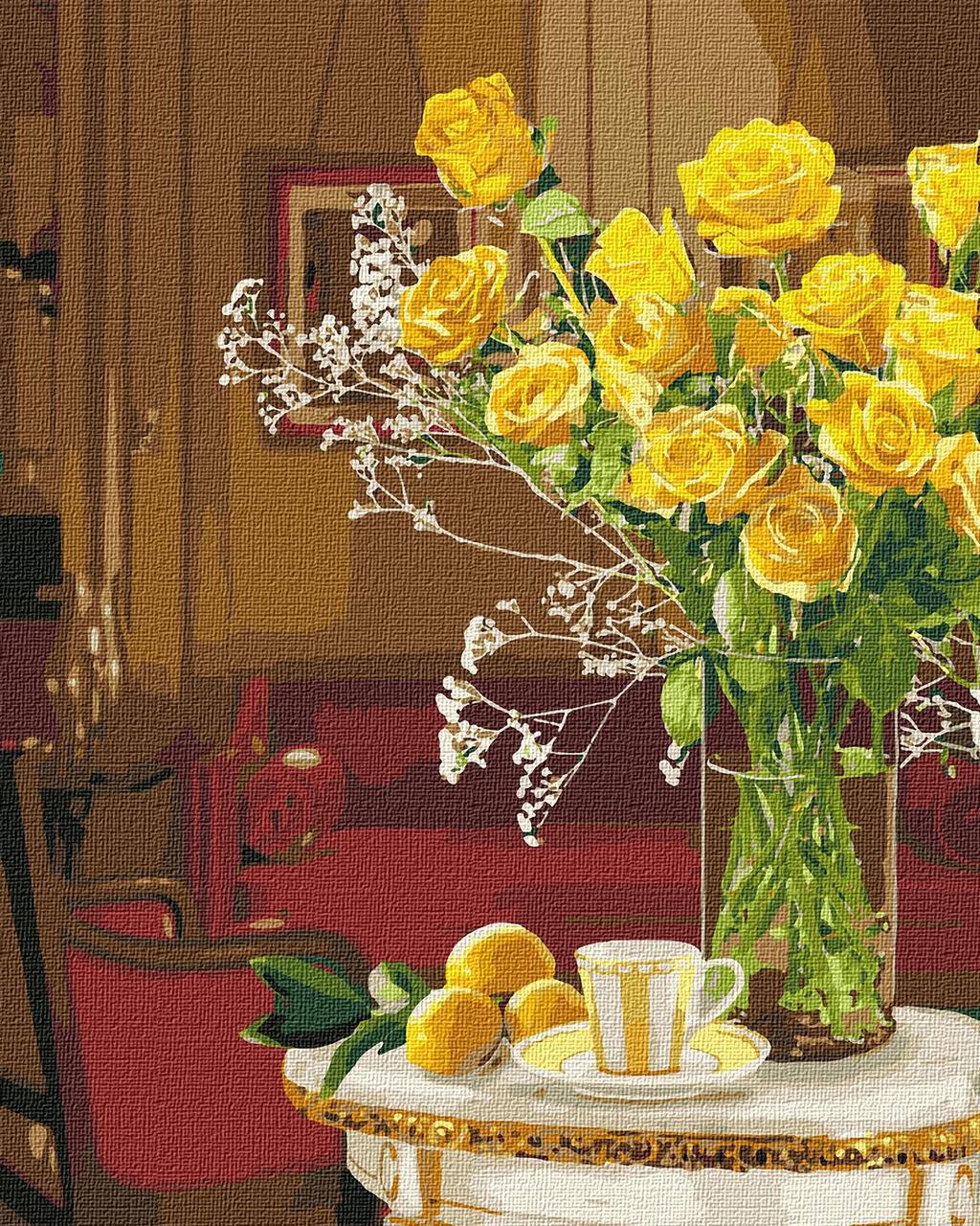 Картина за номерами "Яскравий букет" 40*50 см Ідейка KHO 3096