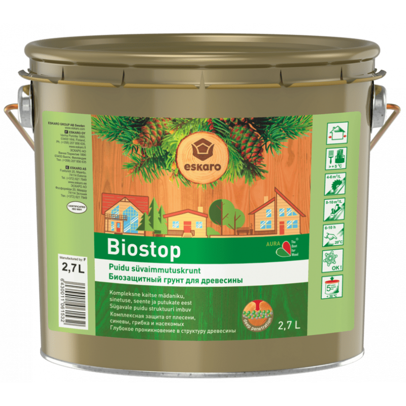 Ґрунт Aura Biostop 2,7 л (27120)