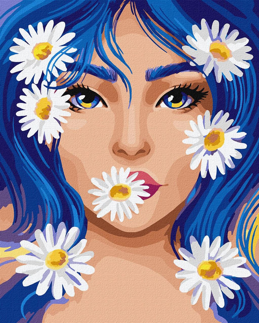 Картина за номерами "Ромашковий настрій" 40*50 см Ідейка KHO 4994, фото 1