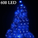 Світлодіодна гірлянда Кінський хвіст крапля роси X-MAS Horsetail 600 Led Blue, фото 4