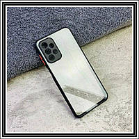 Протиударний чохол бампер для Samsung Galaxy A13 чорний прозорий захист камери