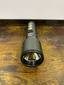 Потужний ручний ліхтарик з акумулятором 5 W + 3COB, usb micro charge/Світолодний LED ліхтар