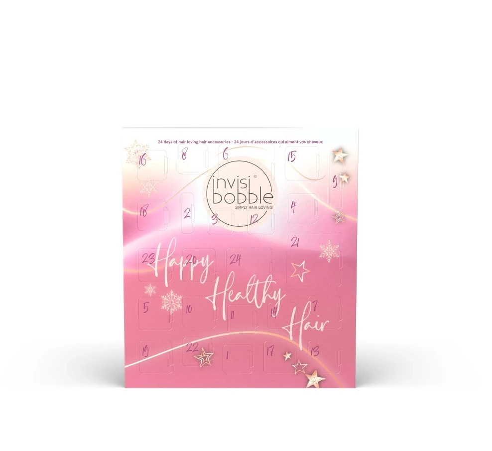 Жіночий адвент-календар з аксесуарами для волосся Invisibobble Time to Shine Advent Calendar набір резинок