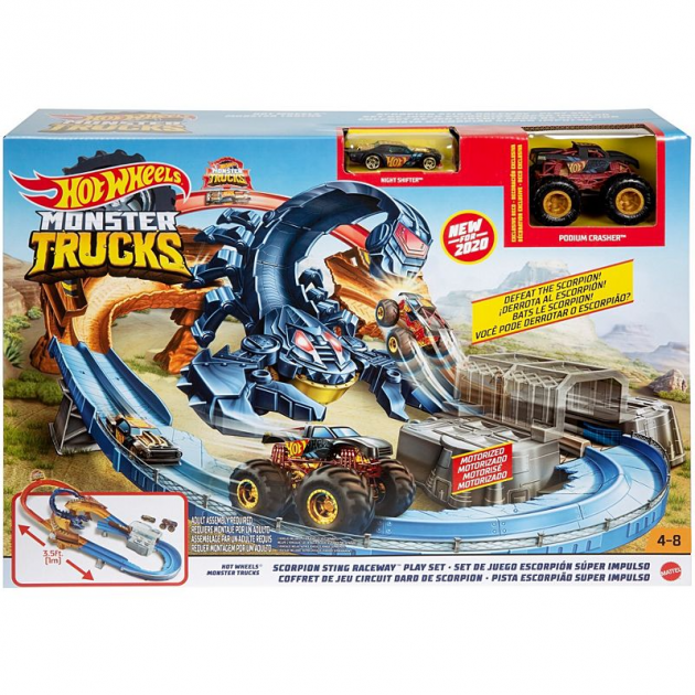 Ігровий набір Hot Wheels City Жало Скорпіона серії Monster Trucks (GNB05)