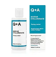 Тонизирующий лосьон с гиалуроновой кислотой Q+A Marine Hyaluronate Toning Lotion 100 мл. 5060486264384