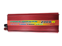Інвертор перетворювач автомобільний Power Inverter 12v-220v 2000W