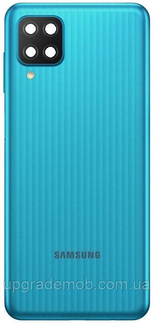 Задня кришка Samsung M127 Galaxy M12 зелена + скло камери