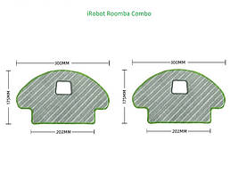 Комплект серветок для робот-пилососа iRobot Roomba Combo 2 шт, фото 2