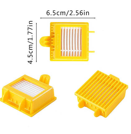 Фільтри HEPA для iRobot Roomba (700 series) Жовтий 2шт., фото 2