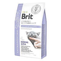 Сухой корм для кошек при заболеваниях желудочно тракта Brit GF Veterinary Diet Gastrointestinal (сельдь) 2 кг