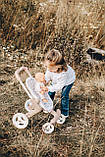 Коляска Smoby Baby Nurse Прогулянка з поворотними колесами Рожева пудра (251218), фото 8